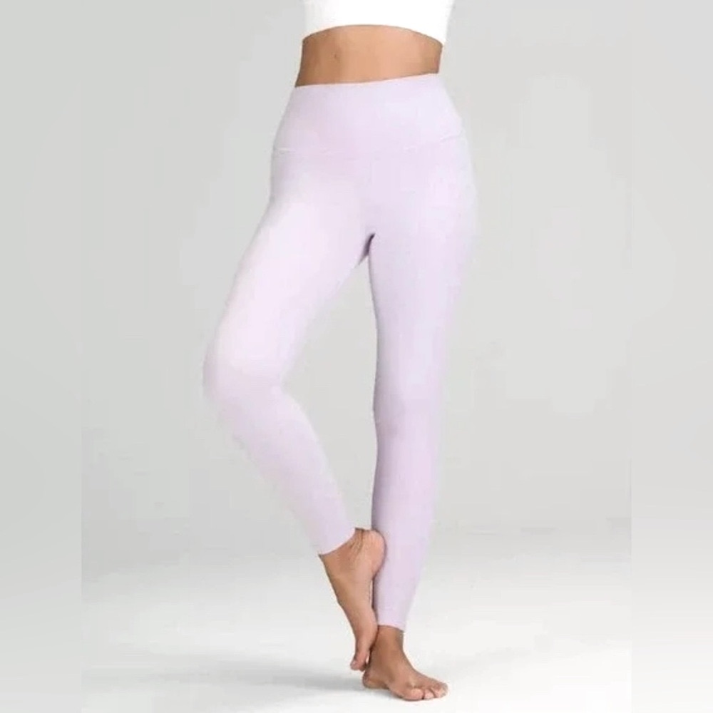 Lululemon Align High-Rise Leggings, lavender dew, size 14